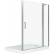Душевая дверь в нишу BAS Good door Pandora WTW-130-C-CH 130x185 стекло прозрачное, профиль хром