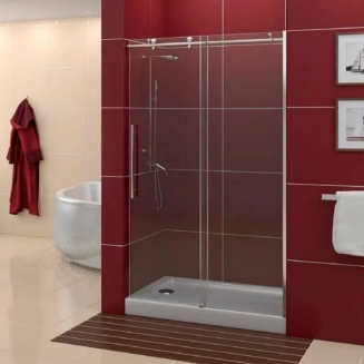 Душевая дверь в нишу BAS Good door Puerta WTW-110-C-CH 110x195 стекло прозрачное, профиль хром