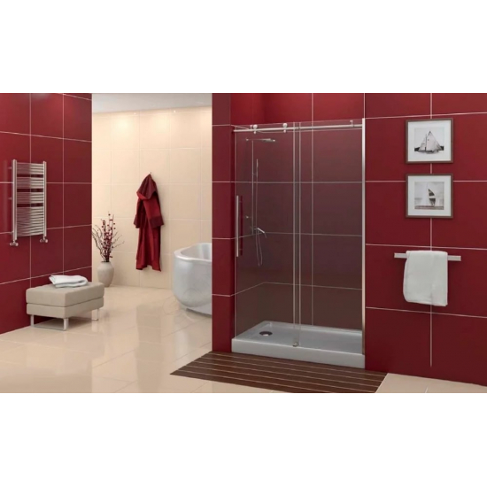 Душевая дверь в нишу BAS Good door Puerta WTW-120-C-CH 120x195 стекло прозрачное, профиль хром