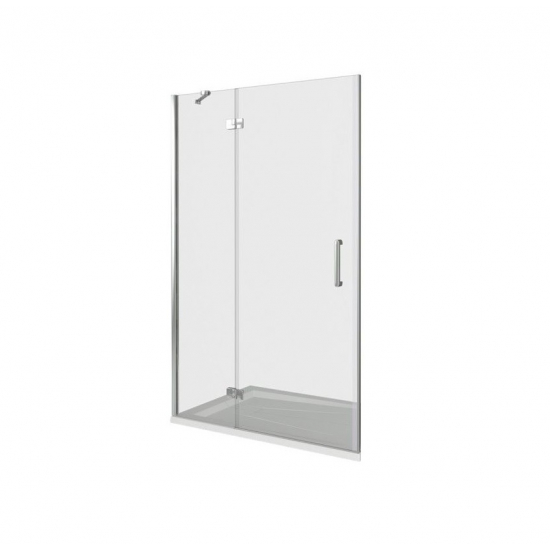 Душевая дверь в нишу BAS Good door Saturn WTW-110-C-CH-L 110x185 стекло прозрачное, профиль хром