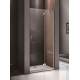 Душевая дверь в нишу BAS Good door Saturn WTW-110-C-CH-R 110x185 стекло прозрачное, профиль хром