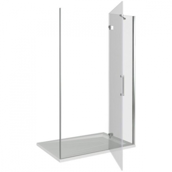 Душевая дверь в нишу BAS Good door Saturn WTW-110-C-CH-R 110x185 стекло прозрачное, профиль хром