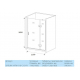 Душевая дверь в нишу BAS Good door Saturn WTW-110-C-CH-R 110x185 стекло прозрачное, профиль хром