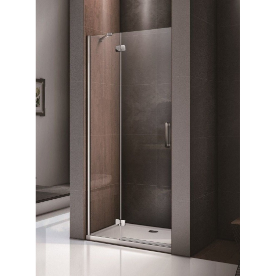 Душевая дверь в нишу BAS Good door Saturn WTW-120-C-CH-L 120x185 стекло прозрачное, профиль хром