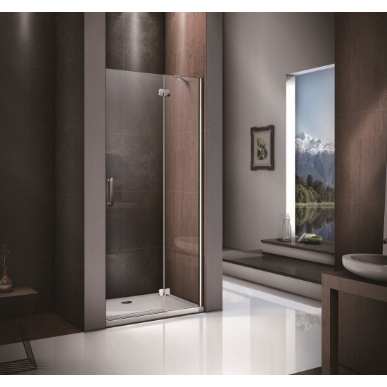 Душевая дверь в нишу BAS Good door Saturn WTW-120-C-CH-R 120x185 стекло прозрачное, профиль хром