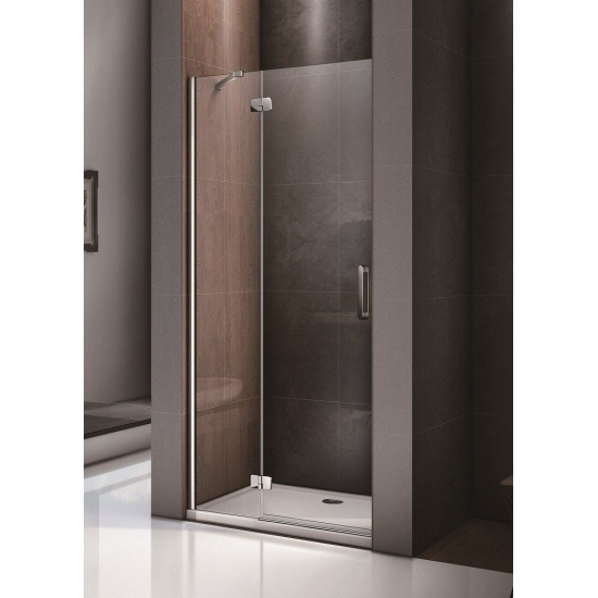 Душевая дверь в нишу BAS Good door Saturn WTW-130-C-CH-L 130x185 стекло прозрачное, профиль хром