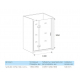 Душевая дверь в нишу BAS Good door Saturn WTW-130-C-CH-L 130x185 стекло прозрачное, профиль хром