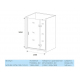 Душевая дверь в нишу BAS Good door Saturn WTW-130-C-CH-R 130x185 стекло прозрачное, профиль хром
