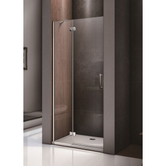 Душевая дверь в нишу BAS Good door Saturn WTW-140-C-CH-L 140x185 стекло прозрачное, профиль хром