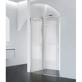 Душевая дверь в нишу BelBagno ACQUA-BF-1-120-C-Cr стекло прозрачное, профиль хром