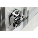 Душевая дверь в нишу BelBagno DUE-BF-1-110-C-Cr стекло прозрачное, профиль хром