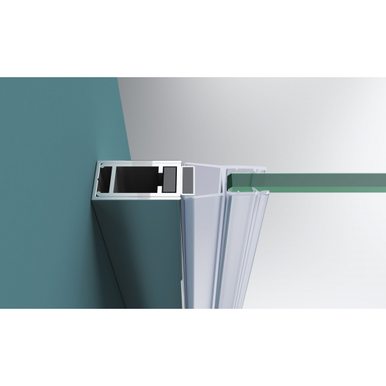 Душевая дверь в нишу BelBagno ETNA-B-12-60/20-C-Cr-90 стекло прозрачное, профиль хром