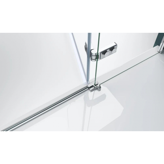 Душевая дверь в нишу BelBagno KRAFT-B-12-60/30-C-Cr-R стекло прозрачное, профиль хром