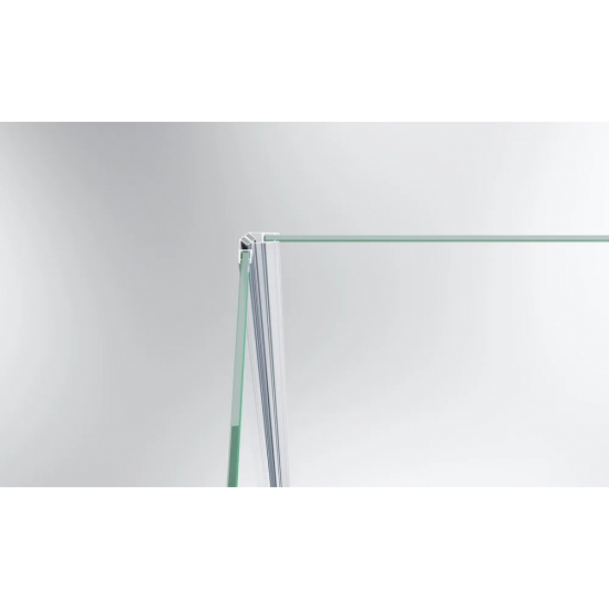 Душевая дверь в нишу BelBagno KRAFT-B-12-60/30-C-Cr-R стекло прозрачное, профиль хром