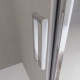 Душевая дверь в нишу BelBagno LUCE-BF-1-110-C-Cr стекло прозрачное, профиль хром