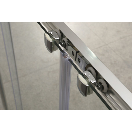 Душевая дверь в нишу BelBagno UNIQUE-BF-2-170/200-M-Cr стекло матовое, профиль хром