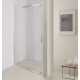 Душевая дверь в нишу BelBagno UNO-195-BF-1-110-C-Cr стекло прозрачное, профиль хром