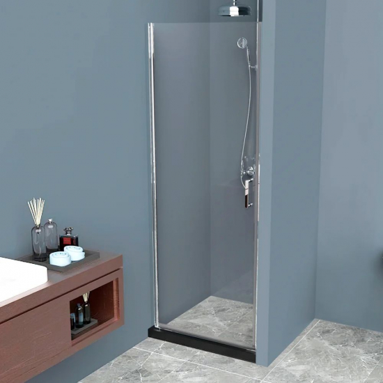 Душевая дверь в нишу BelBagno UNO-B-1-75-C-Cr стекло прозрачное, профиль хром