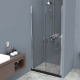 Душевая дверь в нишу BelBagno UNO-B-2-80-C-Cr стекло прозрачное, профиль хром