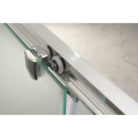 Душевая дверь в нишу BelBagno UNO-BF-1-135-C-Cr стекло прозрачное, профиль хром