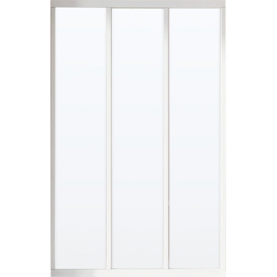 Душевая дверь в нишу RAVAK Supernova ASDP3-110 110x198 стекло прозрачное, профиль белый