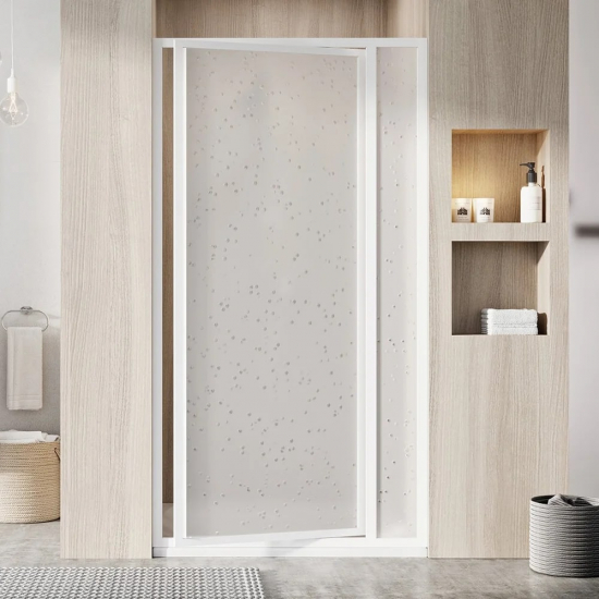 Душевая дверь в нишу RAVAK Supernova SDOP-80 Pearl, 80x195 профиль белый