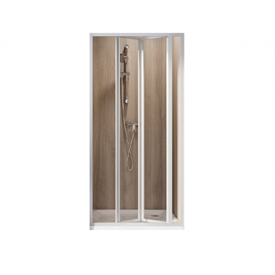 Душевая дверь в нишу RAVAK Supernova SDZ3-80 80x195 стекло прозрачное, профиль белый