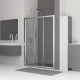 Душевая дверь в нишу RGW Classic CL-11 140х185 стекло прозрачное, профиль хром