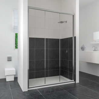 Душевая дверь в нишу RGW Classic CL-11 150х185 стекло прозрачное, профиль хром