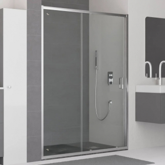 Душевая дверь в нишу RGW Classic CL-14 150x185, стекло прозрачное, профиль хром