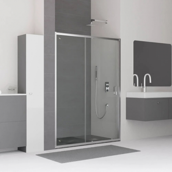 Душевая дверь в нишу RGW Classic CL-14 160x185, стекло прозрачное, профиль хром