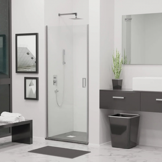 Душевая дверь в нишу RGW Leipzig Le-03 90 x195 прозрачное стекло, профиль хром
