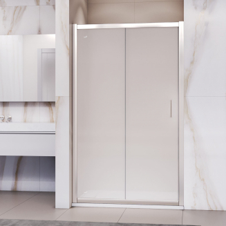 Душевая дверь в нишу RGW Passage PA-016 120x195 стекло матовое, профиль хром