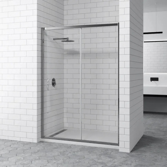 Душевая дверь в нишу RGW Passage PA-016 150x195 стекло прозрачное, профиль хром