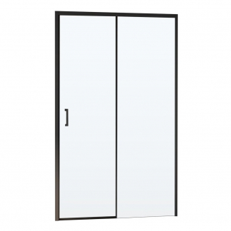 Душевая дверь в нишу RGW Passage PA-017B 150x195 стекло прозрачное, профиль чёрный