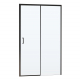 Душевая дверь в нишу RGW Passage PA-017B 170x195 стекло прозрачное, профиль чёрный