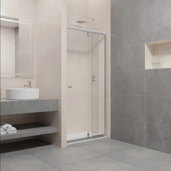 Душевая дверь в нишу RGW Passage PA-02 70x185 стекло прозрачное, профиль хром
