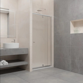 Душевая дверь в нишу RGW Passage PA-02 70x185 стекло шиншилла, профиль хром