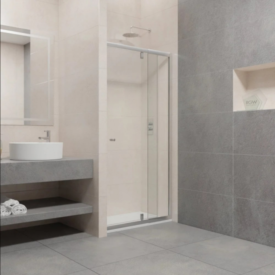 Душевая дверь в нишу RGW Passage PA-02 80x185 стекло прозрачное, профиль хром