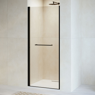 Душевая дверь в нишу RGW Passage PA-103B 70x195 стекло прозрачное, профиль чёрный