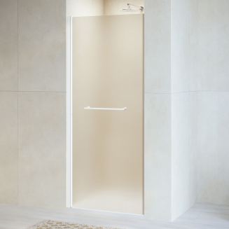 Душевая дверь в нишу RGW Passage PA-103W 80x195 стекло матовое, профиль белый