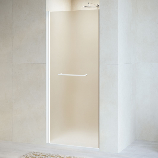 Душевая дверь в нишу RGW Passage PA-103W 80x195 стекло матовое, профиль белый