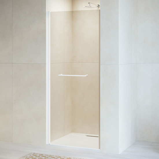 Душевая дверь в нишу RGW Passage PA-103W 80x195 стекло прозрачное, профиль белый