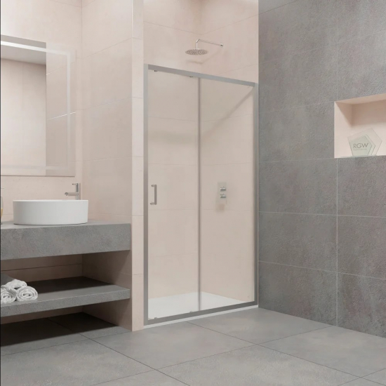 Душевая дверь в нишу RGW Passage PA-14 100x195 стекло прозрачное, профиль хром