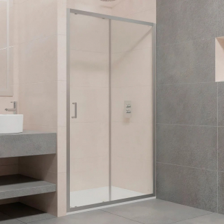 Душевая дверь в нишу RGW Passage PA-14 130x195 стекло прозрачное, профиль хром