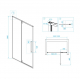 Душевая дверь в нишу RGW Stilvoll SV-03 100x200 стекло прозрачное, профиль хром
