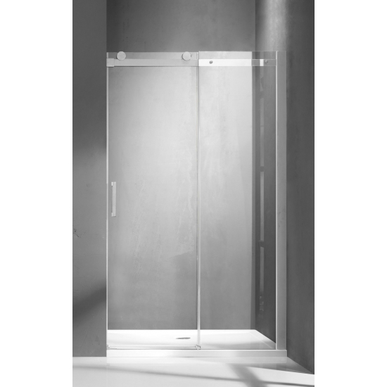 Душевая дверь в нишу SANTREK AQUA Evo-DF-1600-С-Chrome 160x195 стекло прозрачное, профиль хром