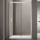 Душевая дверь в нишу SANTREK AQUA Iris-DF-1300-C-Chrome 130x185 стекло прозрачное, профиль хром