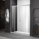 Душевая дверь в нишу SANTREK AQUA Iris-DF-1700-C-Chrome 170x185 стекло прозрачное, профиль хром