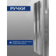 Душевая дверь в нишу SANTREK AQUA Time-DF-1300-C-Chrome 130x195 стекло прозрачное, профиль хром
